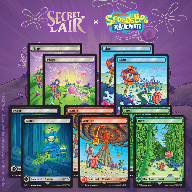 Secret Lair x SpongeBob SquarePants: Lands Under the Sea