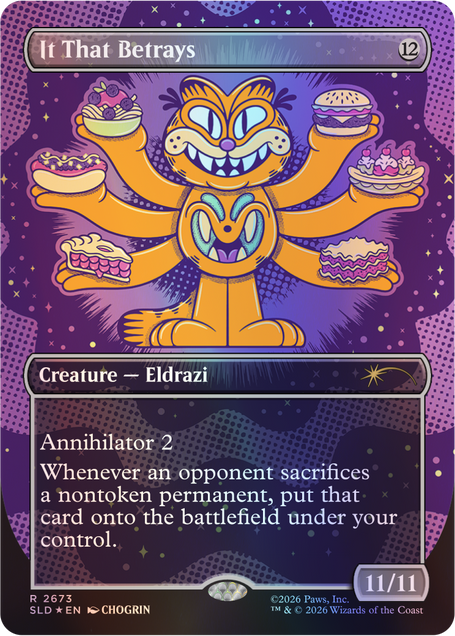 Secret Lair x Garfield: Our Only Thought is to Entertain You Foil Edition​