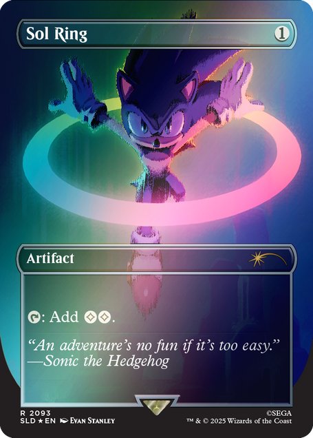 Secret Lair x Sonic: Chasing Adventure Foil Edition