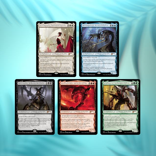 praetor mtg cards Sheoldred, the Apocalypse (Borderless Concept Praetors) [Phyrexia: All instead they exile the top card of their library Getting to Know the Praetors
