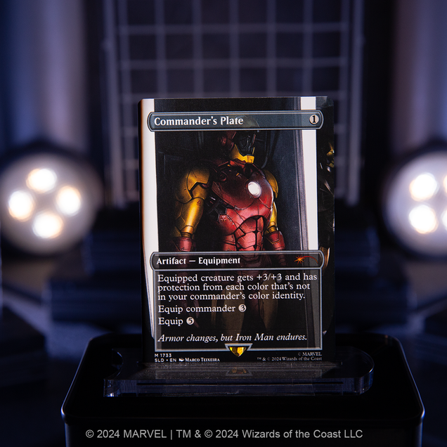 mtg iron man commander deck EDH Deck Man, Titan of Innovation 100 Magic Secret Lair x Marvel's Iron