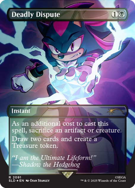 Secret Lair x Sonic: Chasing Adventure Foil Edition