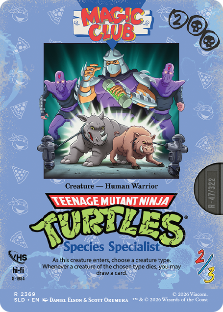 Secret Lair x Teenage Mutant Ninja Turtles: VHS Villains