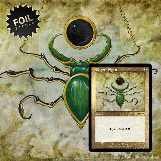 マジック：ザ・ギャザリング Dan Frazier: The Enemy Signets Foil Dan Frazier is Back: The Enemy Signets Foil Edition | Secret Lair