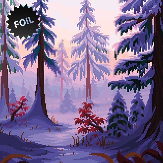 PixelSnowLands.jpg Foil Edition