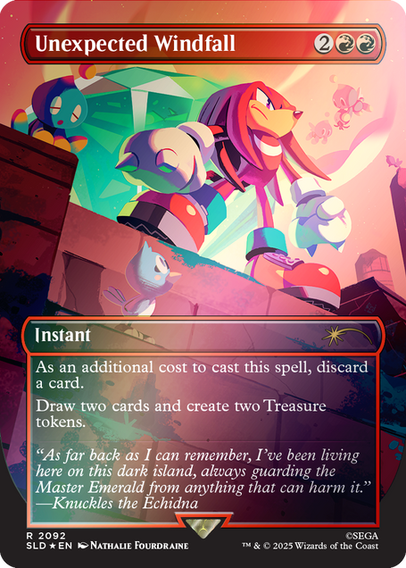 Secret Lair x Sonic: Chasing Adventure Foil Edition | Secret Lair