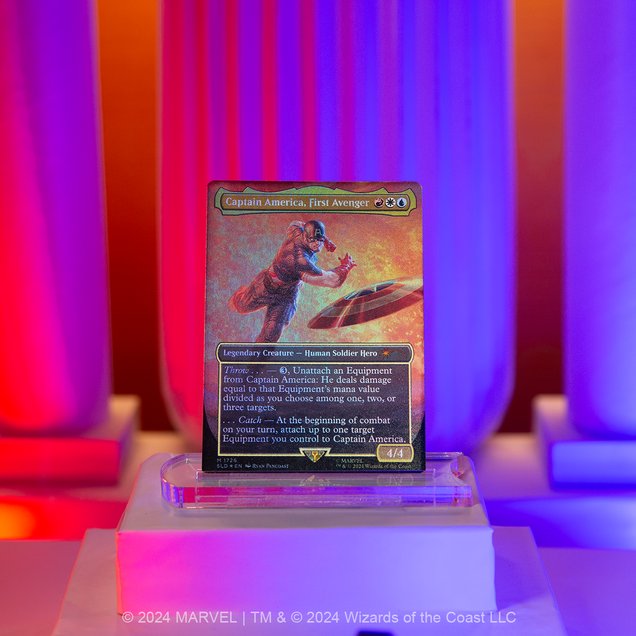 マジック：ザ・ギャザリング Marvel's Captain America Foil Edition Secret Lair x Marvel's Captain America Foil Edition | Secret Lair