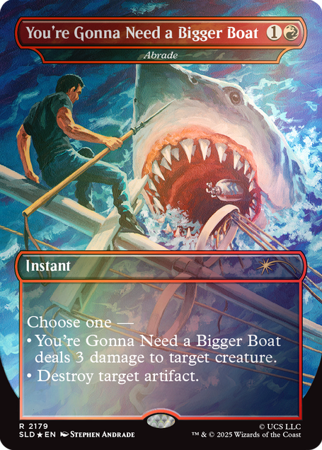 マジック：ザ・ギャザリング MTG Secret Lair x Jaws RAINBOW FOIL Secret Lair x Jaws: Terror of Amity Island Foil​ Edition | Secret Lair