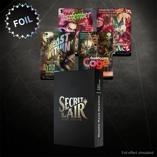 MTG【Foil】Monster Movie Marathon 1箱 Monster Movie Marathon Foil Edition | Secret Lair
