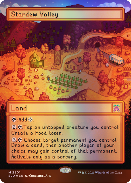 Secret Lair x Stardew Valley: Welcome to Stardew Valley Foil Edition