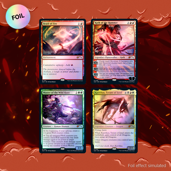 MTG 偏向はたき FOIL secret lair 英 Amazon.com: MTG Magic The Gathering Secret Lair x Street