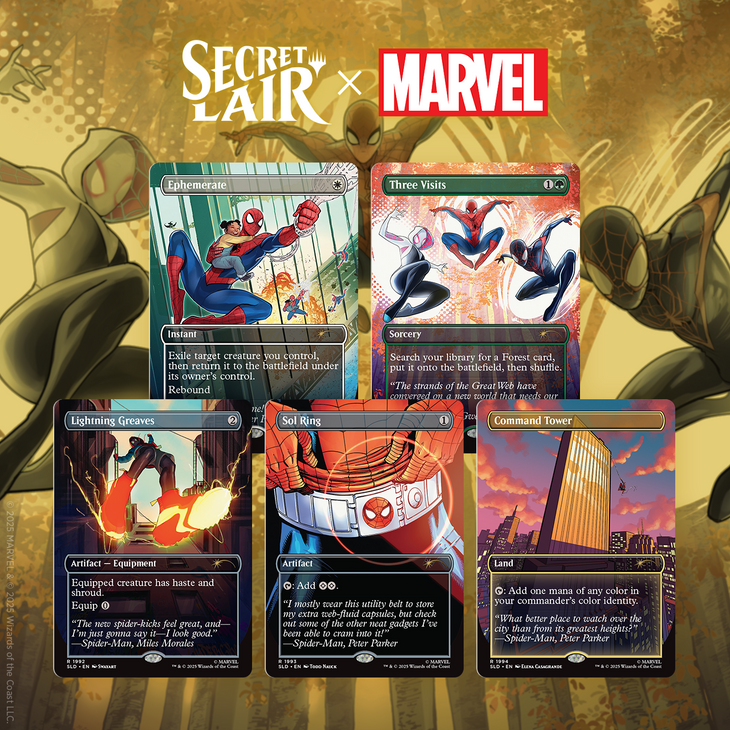 Secret Lair x Marvel’s non foil セット Magic: The Gathering Secret Lair x Marvel's Deadpool Trading