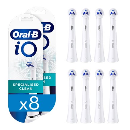 Oral-B Testine di Ricambio IO Ultimate Clean per IO Bianco 2 Pezzi