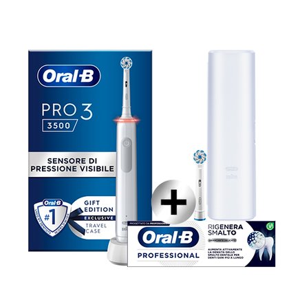 Oral-B Spazzolino Elettrico Pro 3 3500 Nero