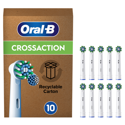 Oral-B Cross Action Testine per Spazzolino Elettrico 4 Pezzi