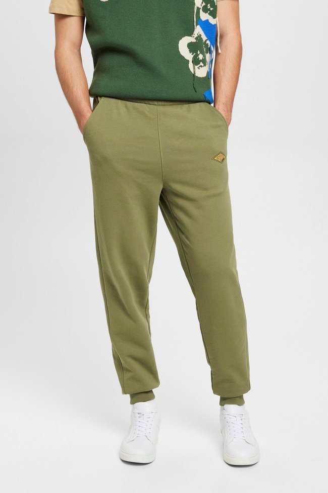 ESPRIT  Slim fit trousers in a cottonlinen blend at our online shop